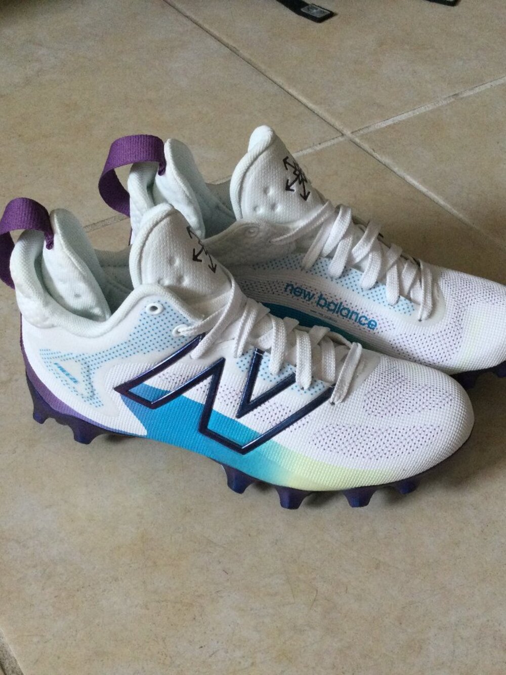 New Balance FreezeLX v4 'Unity of Sport' lacrosse cleats US Mens 5 or Women 6.5
